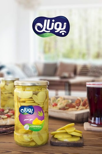 ترشی موسیر   Pickled Shallots 680g | شرکت آریا شور