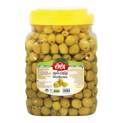 زیتون شور بدون هسته  Salty Olives Without Core 2500 g | شرکت آریا شور