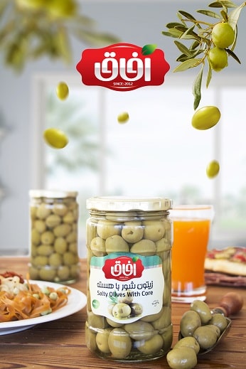 زیتون شور با هسته  Salty Olives With Core  680 g | شرکت آریا شور