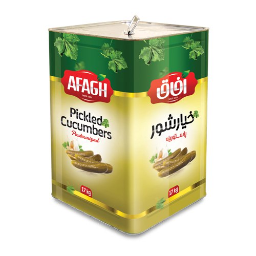 خیارشور  Pickled Cucumbers 18 K g | شرکت آریا شور