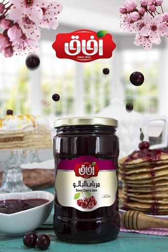 مربای آلبالو  Sour Cherry Jam  800 g | شرکت آریا شور