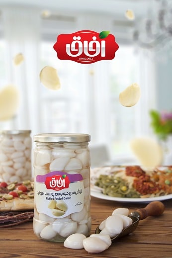 ترشی سیر حبه بدون پوست (مروارید)  Pickled Garlic Whitout Skin (pearl)  680 g | شرکت آریا شور