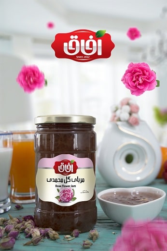 مربای گل محمدی Rose Flower Jam 800 g | شرکت آریا شور