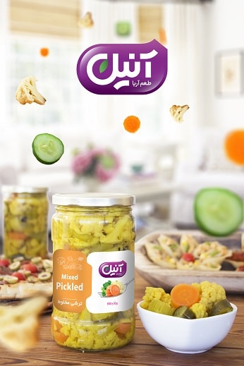 ترشی مخلوط   Pickled Mixed 680 g | شرکت آریا شور