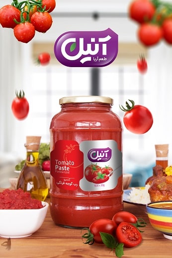 رب گوجه فرنگی   Tomato Paste 1570 g | شرکت آریا شور